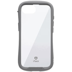 iPhone 16e用 iFace Reflection強化ガラスクリアケース グレー 41-988510