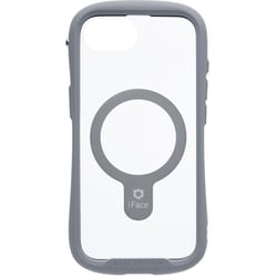 iPhone 16e用 iFace Reflection MagSynq 強化ガラスクリアケース グレー 41-988619