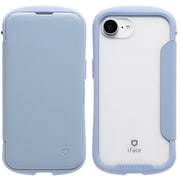 iPhone 16e用 iFace Reflection ダイアリー ポリカーボネート クリアケース ペールブルー 41-988671