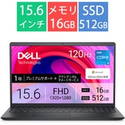 ノートパソコン/Inspiron 15 3530/15.6型/Core i5-1334U/メモリ 16GB/SSD 512GB/Windows 11 Home/Office Home&Business 2024+Microsoft 365 Basic/カーボンブラック NI365YD-FHHBADBC