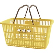 スヌーピー ショッピング10 買い物カゴ 31L イエロー
