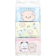 水に流せるプリントティシュ いしよわちゃん 16枚(8組)×6個入