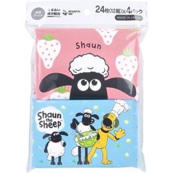 ひつじのショーン 保湿ポケットティシュ 24枚（12組）×4個入