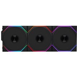UNI FAN TL Wireless トリプルパック ワイヤレスコントローラー付属 ブラック UF-TL120-WLS-3B