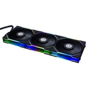 UNI FAN TL Wireless リバースブレードモデル トリプルパック ワイヤレスコントローラー付属 ブラック UF-RS-TL120-WLS-3B