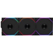 UNI FAN TL Wireless リバースブレードモデル トリプルパック ワイヤレスコントローラー付属 ブラック UF-RS-TL120-WLS-3B