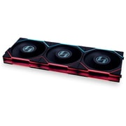 UNI FAN TL Wireless LCD リバースブレードモデル トリプルパック ワイヤレスコントローラー付属 ブラック UF-RS-TL120-LCD-WLS-3B
