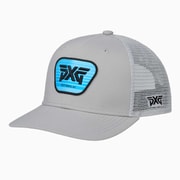 Scottsdale Trucker Snapback Hat - Grey/Blue Logo - One Sizeスナップバック ハットGR/BL H-23PXG000167-GB-OSFM