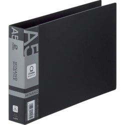 A5ヨコ型 2穴リングファイル RF-226M ブラック