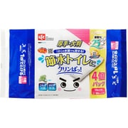 C01385 [激落ちくん クリンぱっ！ 節水トイレ 対応 流せる トイレクリーナー 厚手 大判 99.9％除菌 40枚入]