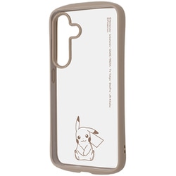 Galaxy S25用 ポケットモンスター/Puffull 衝撃吸収 バンパー ハイブリッドケース/ピカチュウ IN-PGS25CMD2/PK2M