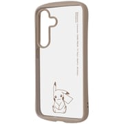 Galaxy S25用 ポケットモンスター/Puffull 衝撃吸収 バンパー ハイブリッドケース/ピカチュウ IN-PGS25CMD2/PK2M
