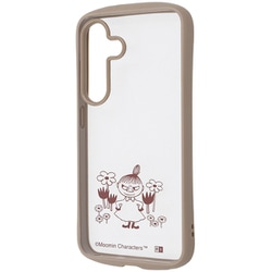 Galaxy S25用 ムーミン/Puffull 衝撃吸収 バンパー ハイブリッドケース/ミイ IN-AGS25CMD2/MYM