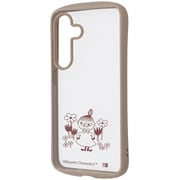 Galaxy S25用 ムーミン/Puffull 衝撃吸収 バンパー ハイブリッドケース/ミイ IN-AGS25CMD2/MYM