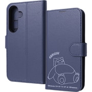 Galaxy S25用 ポケットモンスター/衝撃吸収 マグネットベルト シンプル 手帳型レザーケース/カビゴン IJ-PGS25ELC1DN/PK68