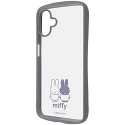 Galaxy A25 5G用 ミッフィー/Puffull 衝撃吸収 バンパー ハイブリッドケース/ミッフィー IN-BGA25CMD2/MFM