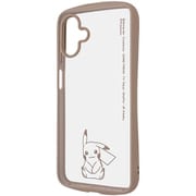 Galaxy A25 5G用 ポケットモンスター/Puffull 衝撃吸収 バンパー ハイブリッドケース/ピカチュウ IN-PGA25CMD2/PK2M