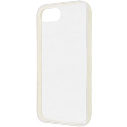 iPhone 16e用 ケース 衝撃吸収 バンパー キラキラ オーロラ パール調ラメ ハイブリッドケース/ライトイエロー IN-P50CKR1/LY