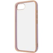 iPhone 16e用 ケース LUSTANT 衝撃吸収 バンパー キラキラ メタリック カラフル ハイブリッドケース/ラベンダー_ゴールド IN-P50CC17/LDGD