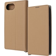 iPhone 16e用 ケース 手帳型 Durable 耐衝撃 マグネット不使用 シンプル スクエア 手帳型レザーケース/トープ_ライトグレー IN-P50TBC9/TGR