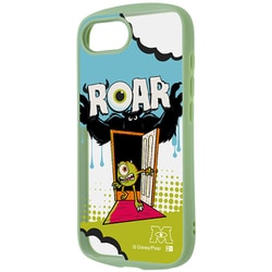iPhone 16e用 ケース ディズニー ピクサー/Puffull 衝撃吸収 バンパー ハイブリッドケース/マイク_恐怖体験 IN-DP50CMD2/MI11