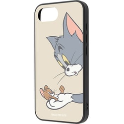 iPhone 16e用 ケース トムとジェリー/maru 衝撃吸収 バンパー ハイブリッドケース/トムとジェリー_キャッチ IQ-WP50K4TB/TJ42
