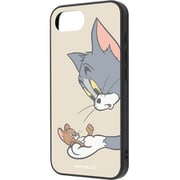 iPhone 16e用 ケース トムとジェリー/maru 衝撃吸収 バンパー ハイブリッドケース/トムとジェリー_キャッチ IQ-WP50K4TB/TJ42