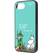 iPhone 16e用 ケース ムーミン/maru 衝撃吸収 バンパー ハイブリッドケース/ムーミン&スナフキン IQ-AP50K4TB/MT16