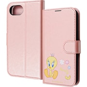 iPhone 16e用 ケース 手帳型 ルーニー・テューンズ/衝撃吸収 マグネットベルト シンプル 手帳型レザーケース/トゥイーティー IJ-WP50ELC1P/LN7