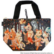 000256-0001-01 [キャットアート エコバッグ/マイバッグ 春＜ラ・プラミミャーラ＞/サンドロ・ニャッティチェリ （パッケージ入り）]