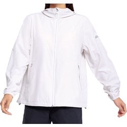 UVカット ソーラーパック フーデッドジャケット ユニセックス ウインドブレーカー BLANC AIGLE（007） Mサイズ ZBHBJ10