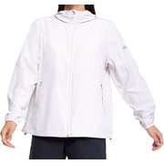 UVカット ソーラーパック フーデッドジャケット ユニセックス ウインドブレーカー BLANC AIGLE(007) XLサイズ ZBHBJ10
