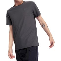 速乾シンプルロゴTシャツ メンズ カットソー CHARBON（006） Lサイズ ZBHBJ33