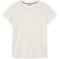 接触冷感ロゴプリントTシャツ レディース カットソー LAIT（001） Mサイズ ZTFBF43