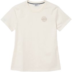 UVカット ロゴプリントTシャツ レディース カットソー LAIT（001） Mサイズ ZTFBF57