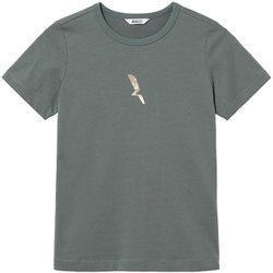 接触冷感 ロゴTシャツ レディース カットソー ALOE（003） Mサイズ ZTFBF62