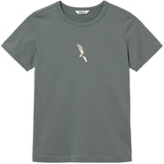 接触冷感 ロゴTシャツ レディース カットソー ALOE(003) Mサイズ ZTFBF62