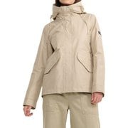 透湿防水 フーデッドジャケット レディース 防水ジャケット ベージュ(00N) サイズ38(Mサイズ) ZBFAU47