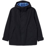 透湿防水 3レイヤーフーデッドジャケット メンズ 防水ジャケット ノワール(005) Sサイズ ZBHBG13