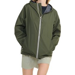 透湿防水 レインパック フーデッドジャケット ユニセックス 防水ジャケット アボカ（00D） XS/Sサイズ ZBHBH08