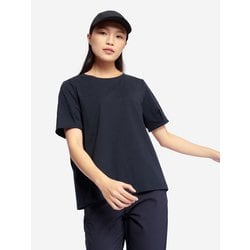 吸水速乾 ショートスリーブTシャツ RP レディース カットソー NOIR（001） Lサイズ OTFBM82