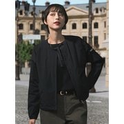 リプロ 撥水ラウンドネックジャケット レディース ジャケット NOIR(002) サイズ36(Sサイズ) OBFBJ42