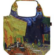 AE-01507 [名画 クーラーエコバッグ エコバッグ ゴッホ/夜のカフェテラス]