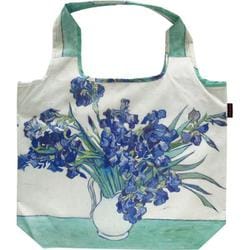 名画 クーラーエコバッグ エコバッグ ゴッホ/アイリスの花瓶 AE-01525