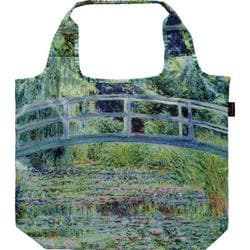 名画 クーラーエコバッグ エコバッグ モネ/睡蓮の池と日本の橋 AE-01514