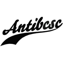 ANTIBCSC 黒 ステッカー R-1135