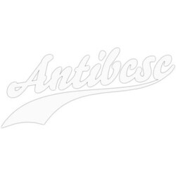 ANTIBCSC 白 ステッカー R-1136