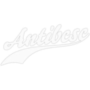 ANTIBCSC 白 ステッカー R-1136