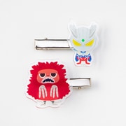 ウルトラシリーズ アクリルヘアクリップ ウルトラマンゼロ&ピグモン