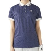 ゴルフ レディス 半袖シャツ柄 M/NV 755603